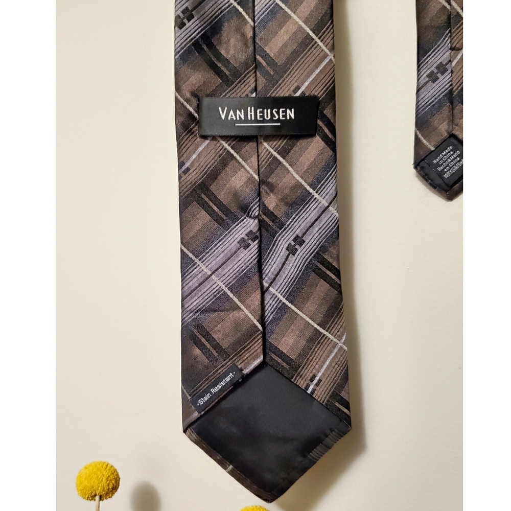 Men's silk stain-resistant tie (handmade) - Picture 4 of 4